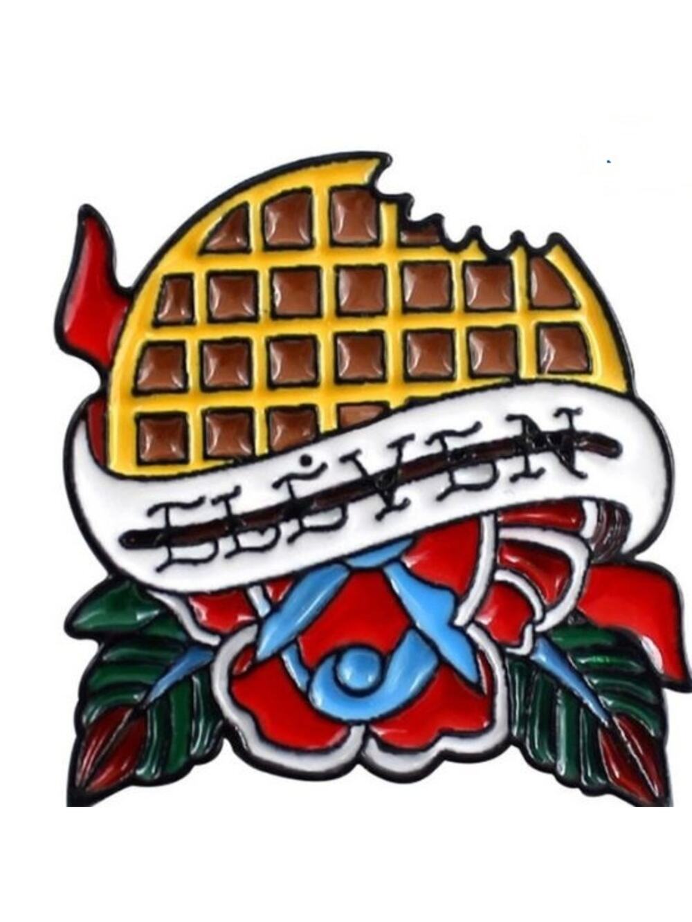 Waffle Eleven Stranger Things Pin Brooch